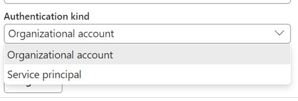 Organization account 